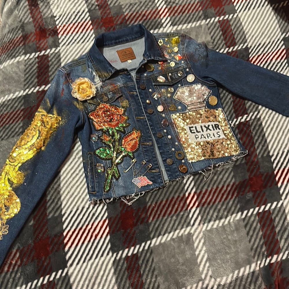 Women’s Double C Inspired Custom Denim Jacket